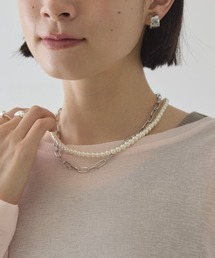 AMERICAN HOLIC | 【2点SET】パール＋チェーンネックレス(ネックレス)