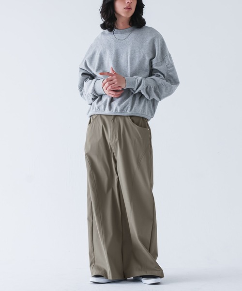 MDR(エムディアール)の「サイド切り替えカーブシルエットバギーパンツ(その他パンツ・メンズ・グレイッシュベージュ/オフホワイト/カーキ/ブラック・L/M/XL)」の18枚目の写真