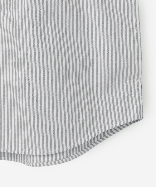 DANTON(ダントン)の「DANTON | オックスフォード バンドカラーシャツ STRIPE MEN(シャツ/ブラウス・メンズ・ブルー系その他5・42/40)」の8枚目の写真