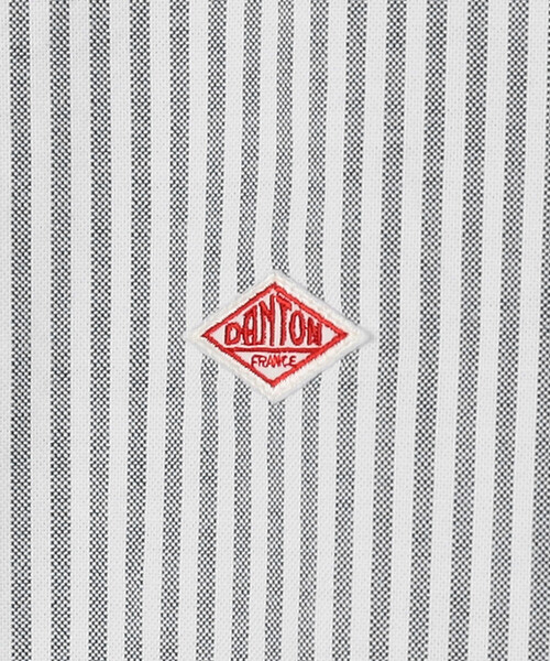 DANTON(ダントン)の「DANTON | オックスフォード バンドカラーシャツ STRIPE MEN(シャツ/ブラウス・メンズ・ブルー系その他5・42/40)」の9枚目の写真