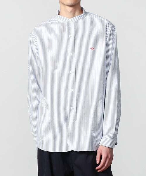 DANTON | オックスフォード バンドカラーシャツ STRIPE MEN（シャツ