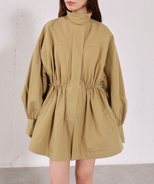 archives（アルシーヴ）の「ドロストミリタリージャケット（ミリタリージャケット・レディース・グレイッシュベージュ/カーキ・MEDIUM）」の13枚目の写真