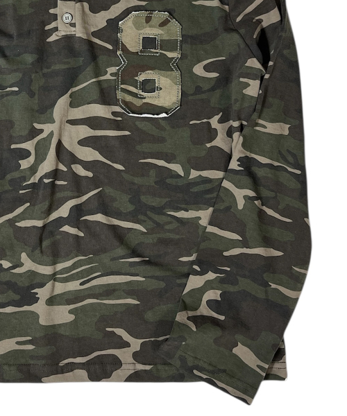 SK8ER ROCK(スケーターロック)の「Camouflage 8 Henley Neck Hoodie ((khaki))(パーカー・レディース・その他・FREE)」の4枚目の写真