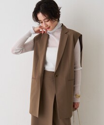 Rouge vif Anna（ルージュヴィフアンナ）の「【セットアップ対応】テーラーカラージレ/ポケット付き/ベスト/春服/セレモニー/手洗い可能（ベスト）」