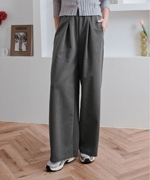 kirakiraShop（キラキラショップ）の「ラフに穿けてきれい見え。イージー タック ワイドパンツ（その他パンツ）」