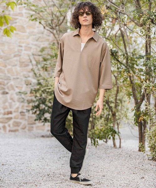 mp14663-2タックシャドーペイズリー裾リブパンツ(BP-BFS0073)（その他