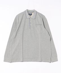 TETE（テット）の「【TETE SELECTION】鹿の子布帛使いポロシャツ長袖 配色パイピング 胸ポケット（ポロシャツ）」