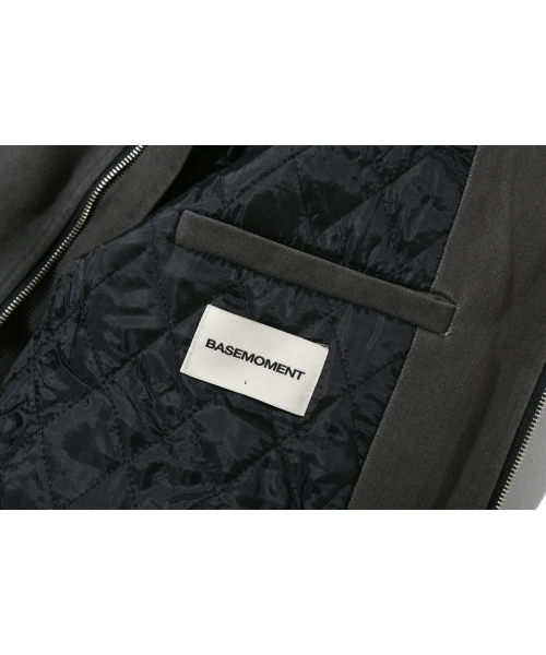 BASEMOMENT（ベースモーメント）の「ピグメントパデッドクロップワークジャケットチャコール（その他アウター・レディース・その他・MEDIUM/LARGE）」の10枚目の写真