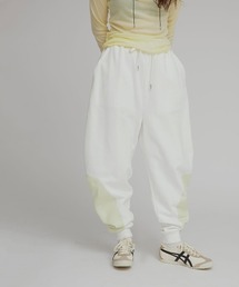 レッグパッチ スウェット カーヴィー パンツ / Leg Patch Sweatpants