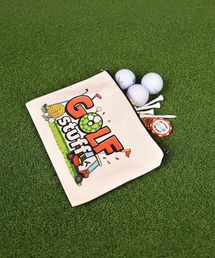 COMON GOLF | GOLF stuff キャンバス ポーチ(ゴルフグッズ)