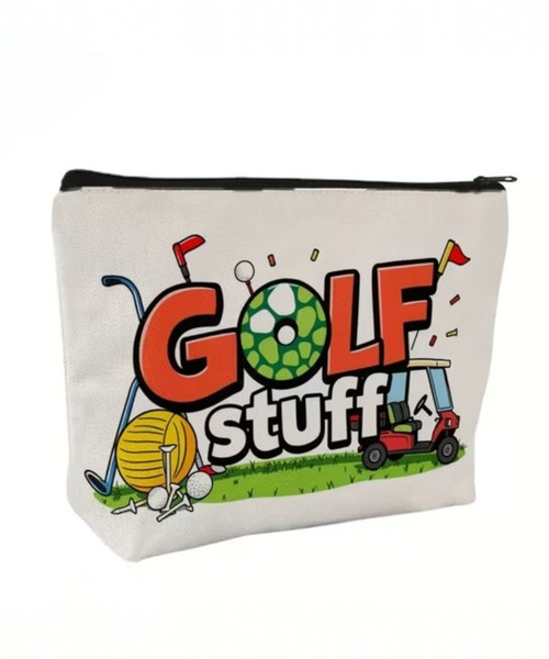 COMON GOLF（コモンゴルフ）の「GOLF stuff キャンバス ポーチ（ゴルフグッズ・メンズ・ナチュラル・FREE）」の7枚目の写真