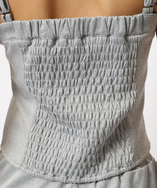 SPIRALGIRL(スパイラルガール)の「ダブルZIPキャミパンツセットアップ(セットアップ・レディース・グレー/ブラック/ベージュ・FREE)」の15枚目の写真