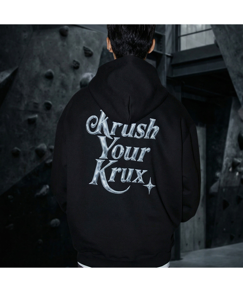 KRUXH(クルクス)の「クラクシクローム フードパーカー ブラック(パーカー・レディース・その他・1/2)」の1枚目の写真