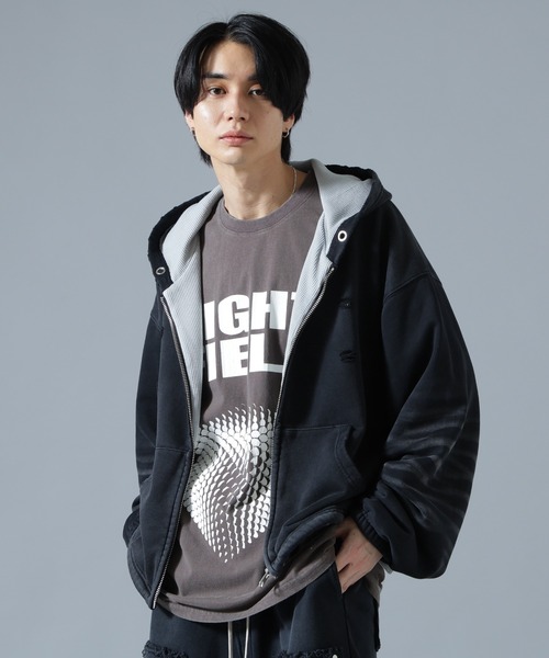 セール】DankeSchon/ダンケシェーン/SULFUR SWEAT THERMAL ZIP HOODIE