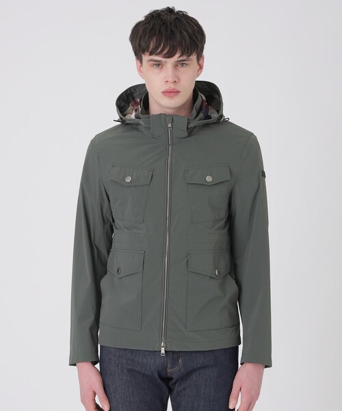 BLACK LABEL CRESTBRIDGE（ブラックレーベル・クレストブリッジ）の「AIRY PACK M-65パーカー（ブルゾン・メンズ・グリーン系その他7/ホワイト系その他/ネイビー・XL/L/M）」の7枚目の写真