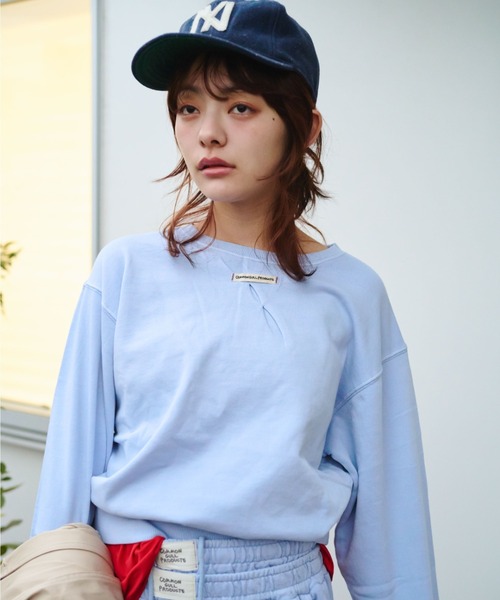common gull products.(コモンガルプロダクツ)の「私の名前のスウェット(スウェット・レディース・杢グレー/ネイビー/ライトブルー・SMALL/MEDIUM/LARGE)」の3枚目の写真