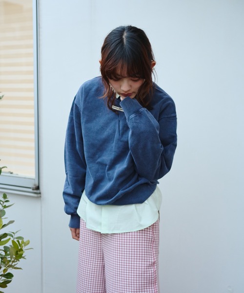 common gull products.(コモンガルプロダクツ)の「私の名前のスウェット(スウェット・レディース・杢グレー/ネイビー/ライトブルー・SMALL/MEDIUM/LARGE)」の14枚目の写真
