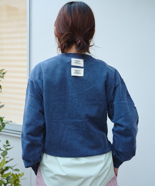 common gull products.(コモンガルプロダクツ)の「私の名前のスウェット(スウェット・レディース・杢グレー/ネイビー/ライトブルー・SMALL/MEDIUM/LARGE)」の11枚目の写真