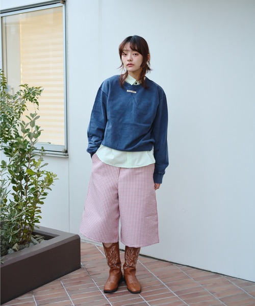 common gull products.(コモンガルプロダクツ)の「私の名前のスウェット(スウェット・レディース・杢グレー/ネイビー/ライトブルー・SMALL/MEDIUM/LARGE)」の18枚目の写真