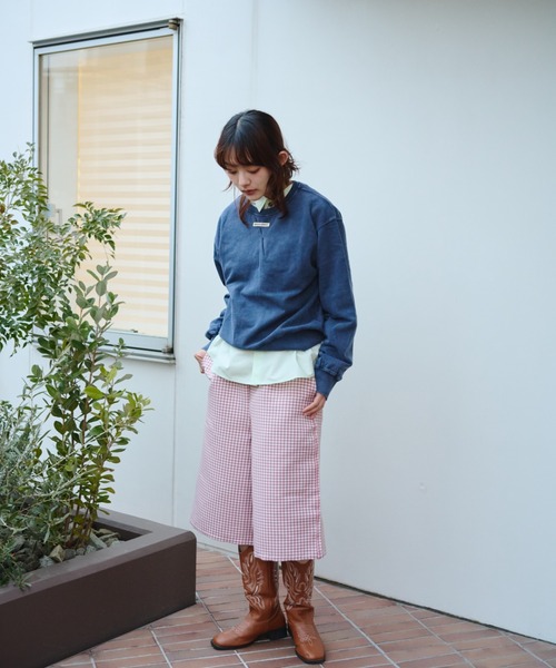 common gull products.(コモンガルプロダクツ)の「私の名前のスウェット(スウェット・レディース・杢グレー/ネイビー/ライトブルー・SMALL/MEDIUM/LARGE)」の19枚目の写真