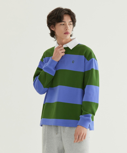 COVERNAT(カバーナット)の「スモールCロゴラグビー スウェットパープル(スウェット・メンズ・その他・SMALL/MEDIUM/LARGE/X-LARGE)」の1枚目の写真