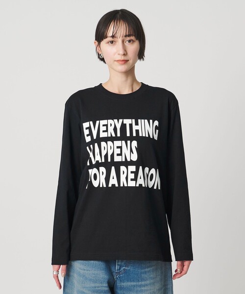 m's braque（エムズブラック）の「【別注】＜m’s braque＞E/H/R Tシャツ（Tシャツ/カットソー・レディース・ホワイト/ブラック・M）」の9枚目の写真