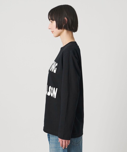 m's braque（エムズブラック）の「【別注】＜m’s braque＞E/H/R Tシャツ（Tシャツ/カットソー・レディース・ホワイト/ブラック・M）」の10枚目の写真