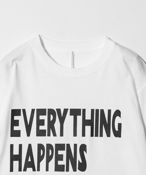 m's braque（エムズブラック）の「【別注】＜m’s braque＞E/H/R Tシャツ（Tシャツ/カットソー・レディース・ホワイト/ブラック・M）」の19枚目の写真