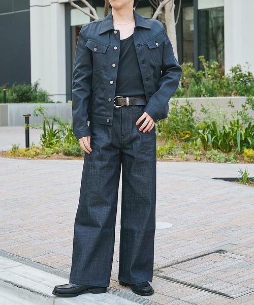 15oz selvedge loose fit jeans/セルビッジデニム/ワイドシルエット