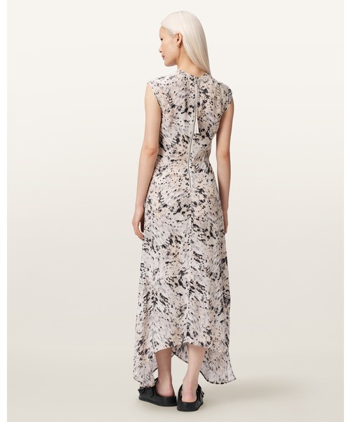 ALLSAINTS(オールセインツ)の「NOOR ASYMMETRIC SLEEVELESS MAXI DRESS | NOOR アシンメトリー ノースリーブ マキシ ドレス・ワンピース(ワンピース・レディース・ホワイト系その他・12/10/8/6/4)」の6枚目の写真