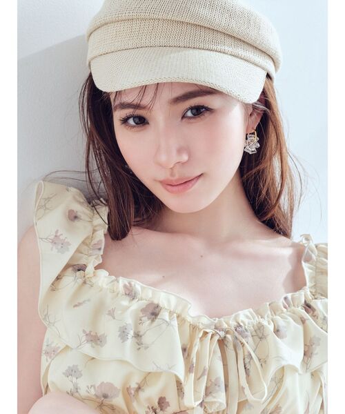 RESEXXY(リゼクシー)の「【memorif.】フラワーIラインワンピース(ワンピース・レディース・イエロー/ホワイト・FREE)」の12枚目の写真