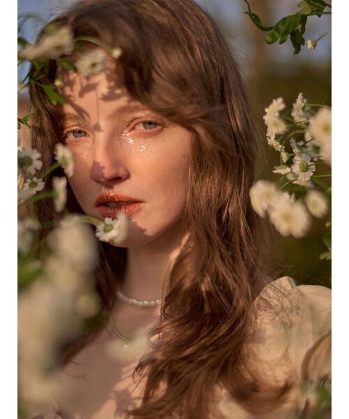 RESEXXY(リゼクシー)の「【memorif.】フラワーIラインワンピース(ワンピース・レディース・イエロー/ホワイト・FREE)」の22枚目の写真