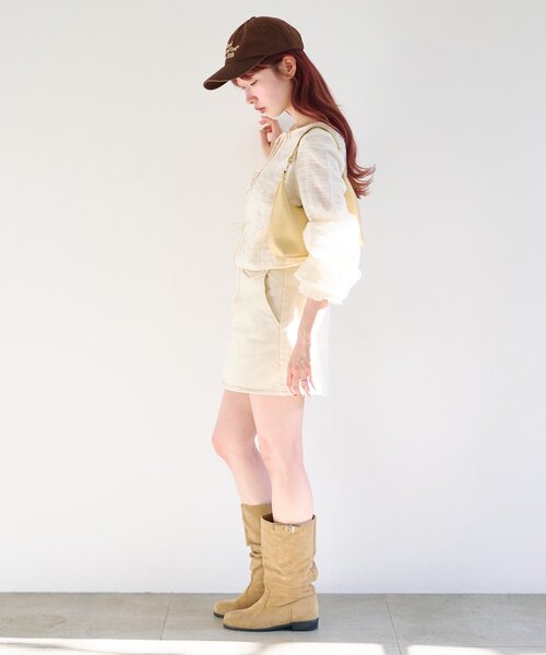 Kastane（カスタネ）の「チュールリボンブラウス（シャツ/ブラウス・レディース・アイボリー/ブラック・FREE）」の22枚目の写真