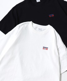 CONVERSE/コンバース オーバーサイズ オールスター プレートロゴ ワンポイント刺繍 半袖Tシャツ/レディース メンズ