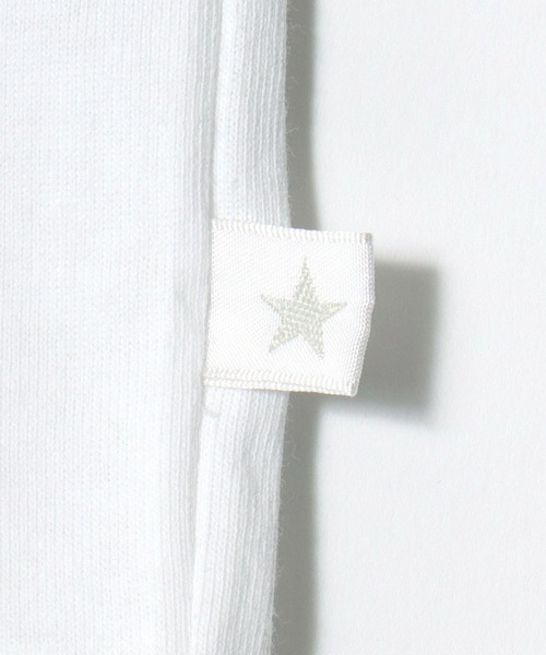 CONVERSE(コンバース)の「CONVERSE/コンバース オーバーサイズ オールスター プレートロゴ ワンポイント刺繍 半袖Tシャツ/レディース メンズ(Tシャツ/カットソー・レディース・ネイビー/ホワイト/ブラック/アッシュグレー・L/M/LL)」の12枚目の写真