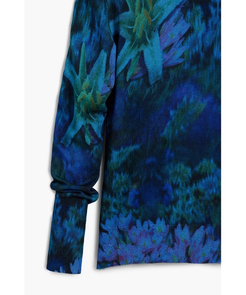 Desigual(デシグアル)の「花柄の薄手セーター(ニット/セーター・レディース・グリーン・XL/L/M/S/XS)」の2枚目の写真