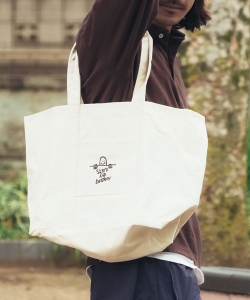 セール】BASIC TOTE BAG M/THRASHER スラッシャー コットンキャンバス
