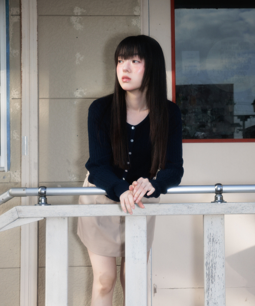 ROSEFRANTZ（ロゼフランツ）の「Cable Knit Basic Cardigan [Navy]（カーディガン/ボレロ・レディース・ネイビー・OS）」の9枚目の写真