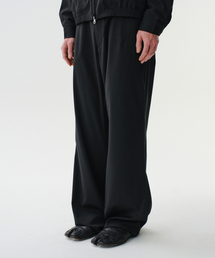 DIVEIN（ダイブイン）の「LOUNGE PIN STRIPE FLARE PANTS (BLACK)（スラックス）」