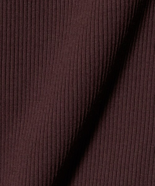 6(ロク)の「<6(ROKU)>コットン クロップド タンクトップ(タンクトップ・レディース・ブラック/ブラウン系・FREE)」の13枚目の写真