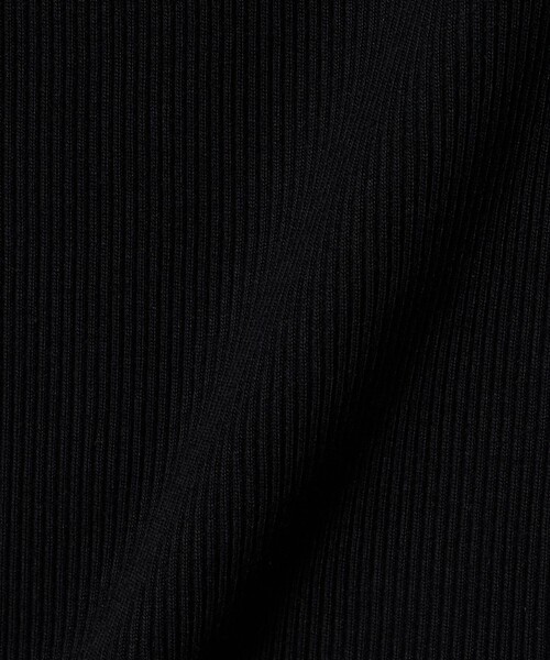 6(ロク)の「<6(ROKU)>コットン クロップド タンクトップ(タンクトップ・レディース・ブラック/ブラウン系・FREE)」の4枚目の写真