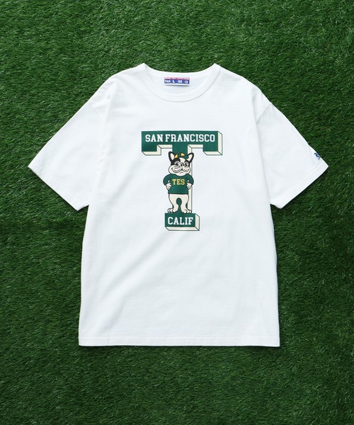 The Endless Summer(エンドレスサマー)の「TES 8812 COLLEGE T-SHIRT / Tシャツ(Tシャツ/カットソー・メンズ・グレー/ホワイト・X-LARGE/LARGE/MEDIUM/SMALL)」の5枚目の写真