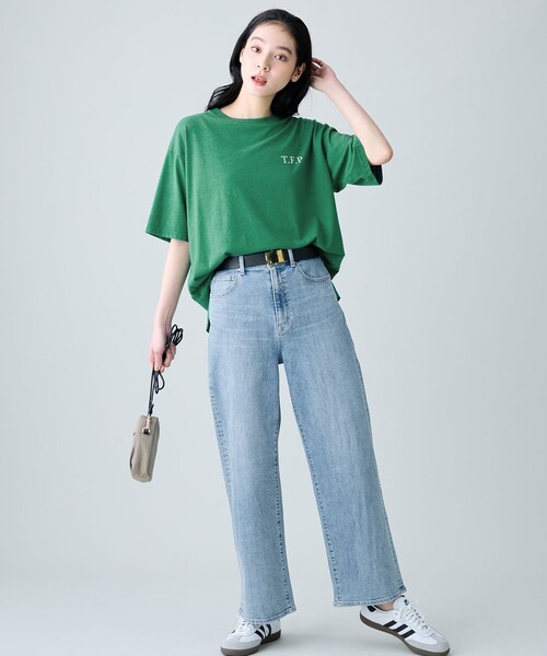 ANY(エニィ)の「ピグメントアソートロゴTシャツ(Tシャツ/カットソー・レディース・グリーン系1/グレー系/アイボリー系1/ベージュ系・F)」の10枚目の写真