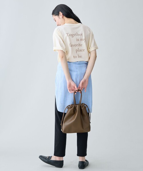 ANY(エニィ)の「ピグメントアソートロゴTシャツ(Tシャツ/カットソー・レディース・グリーン系1/グレー系/アイボリー系1/ベージュ系・F)」の16枚目の写真