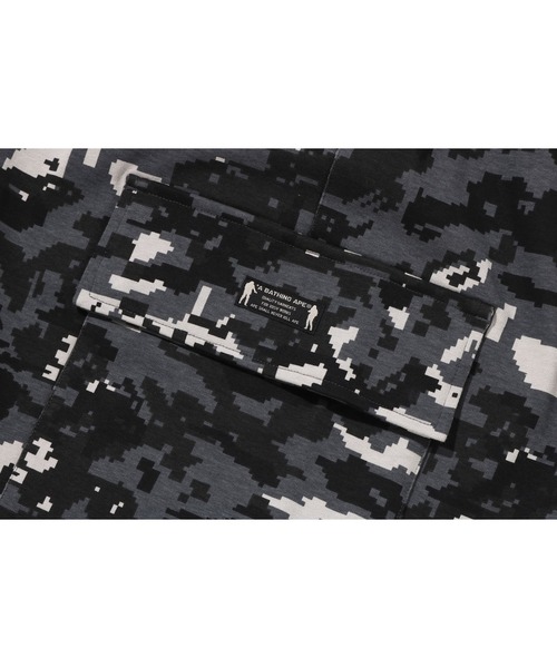 A BATHING APE(アベイシングエイプ)の「MULTI PIXEL CAMO BAPE STA LOGO CARGO RELAXED FIT SWEAT SHORTS(スウェットパンツ・メンズ・ブラック/グリーン・XX-LARGE/MEDIUM/SMALL/X-LARGE/LARGE)」の9枚目の写真