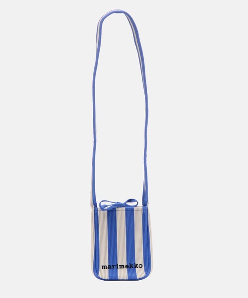 marimekko(マリメッコ)の「Merirosvo / Knitted Phone Pocket bag(ショルダーバッグ・レディース・ブルー・FREE)」の2枚目の写真