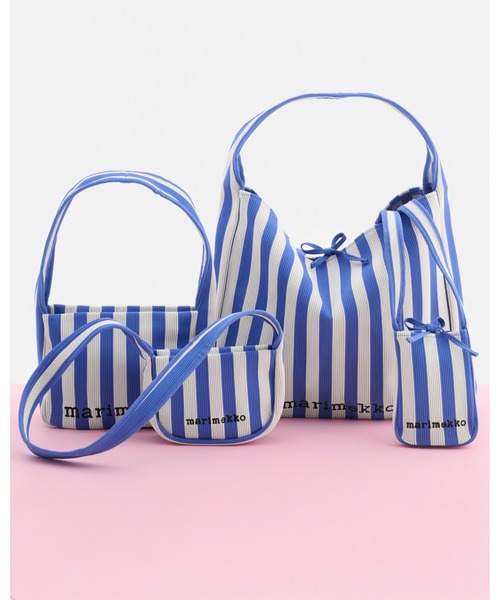 marimekko(マリメッコ)の「Merirosvo / Knitted Phone Pocket bag(ショルダーバッグ・レディース・ブルー・FREE)」の5枚目の写真