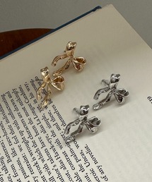 【apres jour clair】リボンデザインピアス