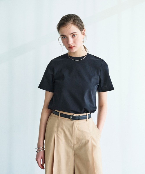 N.O.R.C（ノーク）の「【マルチファンクション】Tシャツ（Tシャツ/カットソー・レディース・ピンク/ダークブラウン/ブラック/サックスブルー/オフホワイト/チャコール・S/M）」の17枚目の写真