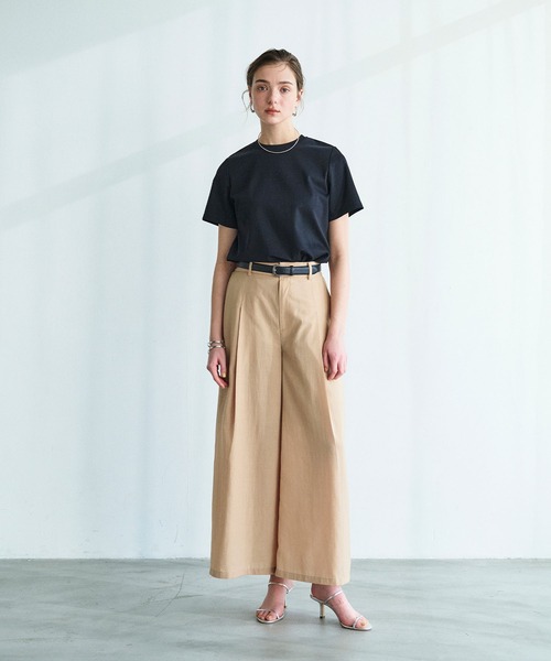 N.O.R.C（ノーク）の「【マルチファンクション】Tシャツ（Tシャツ/カットソー・レディース・ピンク/ダークブラウン/ブラック/サックスブルー/オフホワイト/チャコール・S/M）」の19枚目の写真